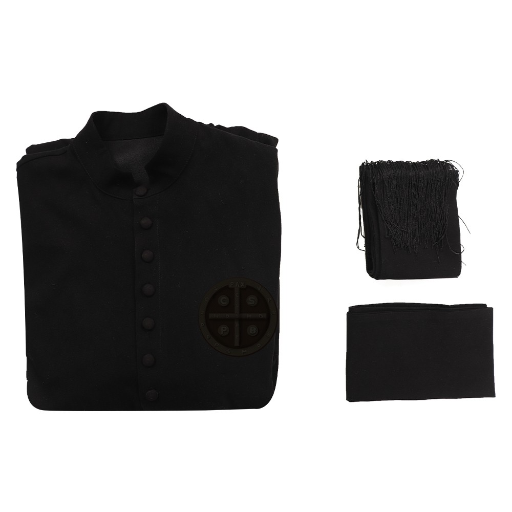 The Pope‘s Exorcist - Father Gabriele Amorth Robe Party Suit Cosplay Costume Halloween Carnival