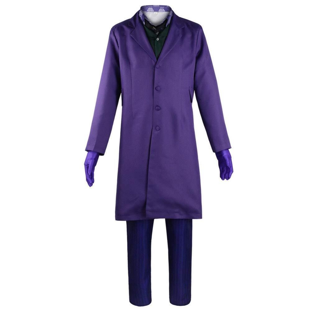 The Dark Knight Batman Joker Suit Cosplay Costume Halloween Carnival Outfit