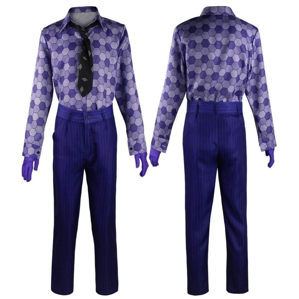 The Dark Knight Batman Joker Suit Cosplay Costume Halloween Carnival Outfit