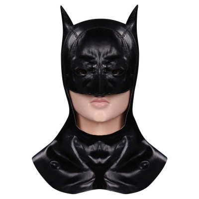 The Batman 2022-Bruce Wayne Latex Mask Batman Masks Masquerades Cosplay Costume Halloween Carnival
