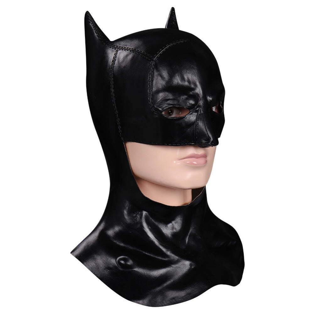 The Batman 2022-Bruce Wayne Latex Mask Batman Masks Masquerades Cosplay Costume Halloween Carnival