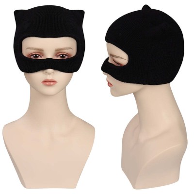 Le Batman - Masque de Selina Kyle / Catwoman Masques Tricotés Accessoires Cosplay Costume Halloween Carnaval
