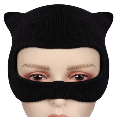 Le Batman - Masque de Selina Kyle / Catwoman Masques Tricotés Accessoires Cosplay Costume Halloween Carnaval