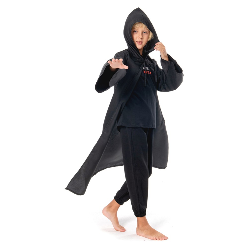 Anakin Skywalker Black Cloak Child Version Suit Cosplay Costume Halloween Carnival Outfit