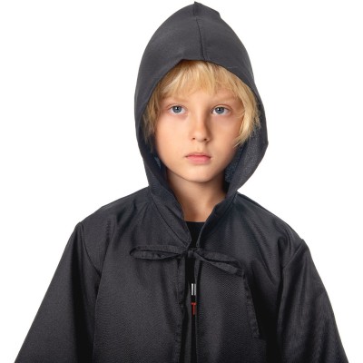 Anakin Skywalker Black Cloak Child Version Suit Cosplay Costume Halloween Carnival Outfit