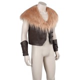 Kraven the Hunter Kraven Fur Vest Suit Cosplay Costume Halloween Carnival Outfit