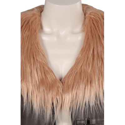 Kraven the Hunter Kraven Fur Vest Suit Cosplay Costume Halloween Carnival Outfit