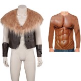 Kraven the Hunter Kraven Fur Vest Suit Cosplay Costume Halloween Carnival Outfit