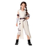 Costume de cosplay pour enfants Rey Kids, tenue de carnaval d'Halloween