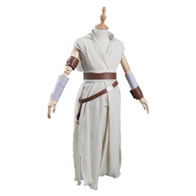Costume de cosplay pour enfants Rey Kids, tenue de carnaval d'Halloween