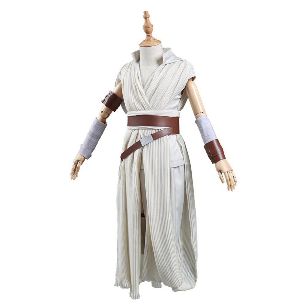 Costume de cosplay pour enfants Rey Kids, tenue de carnaval d'Halloween