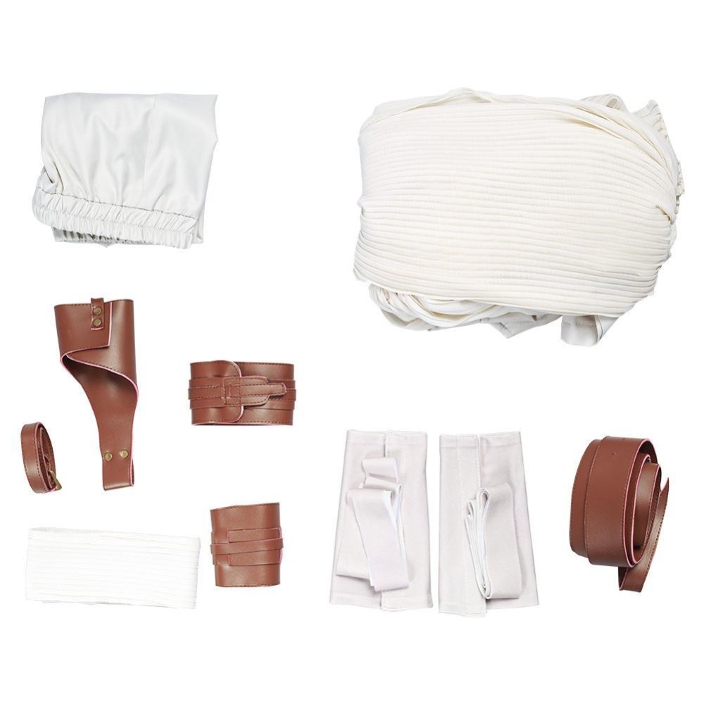 Costume de cosplay pour enfants Rey Kids, tenue de carnaval d'Halloween
