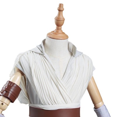 Costume de cosplay pour enfants Rey Kids, tenue de carnaval d'Halloween