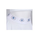 Ensemble de jupe et haut blanc de la princesse Leia, costume de cosplay, design original, tenue pour Halloween et carnaval.