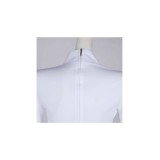 Ensemble de jupe et haut blanc de la princesse Leia, costume de cosplay, design original, tenue pour Halloween et carnaval.