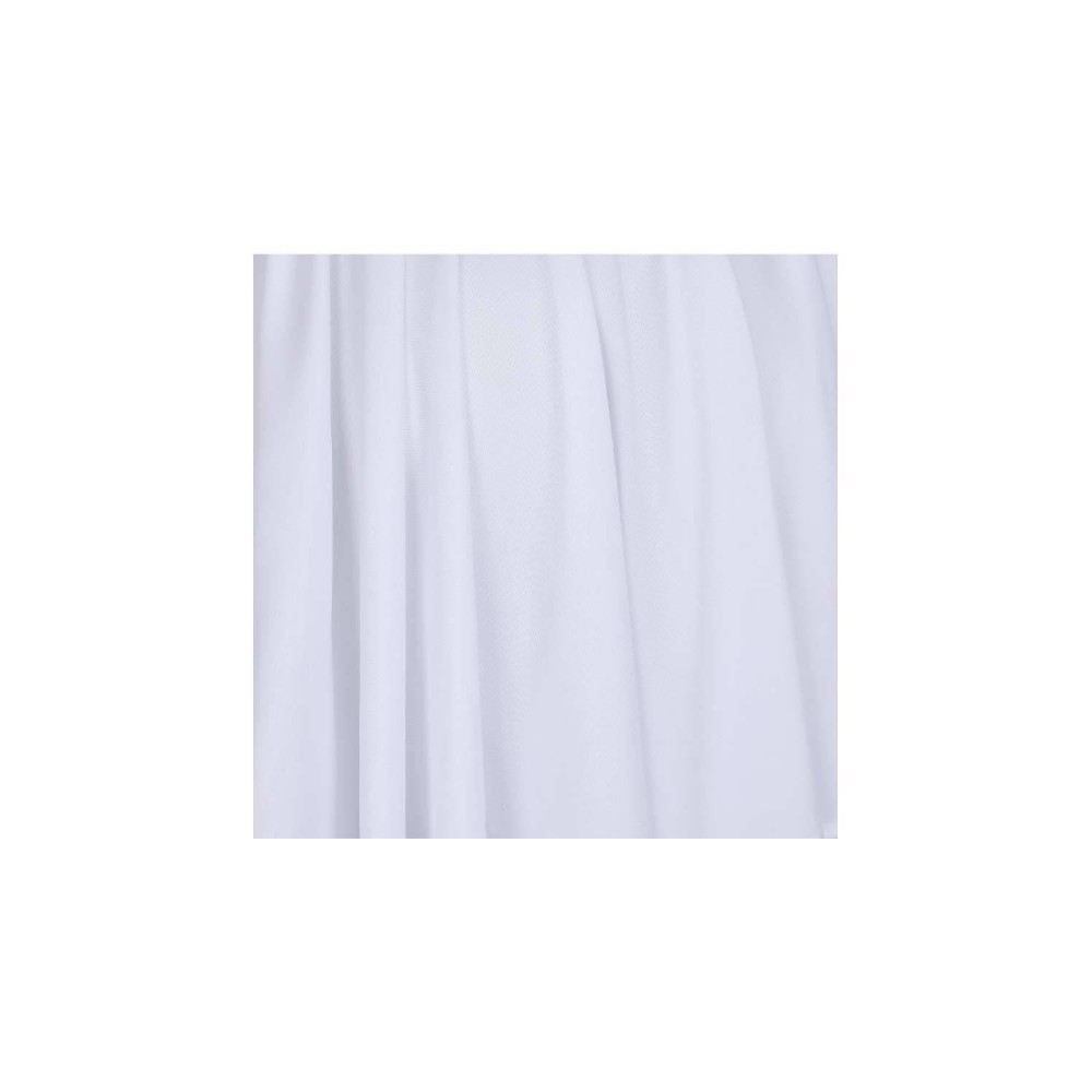 Ensemble de jupe et haut blanc de la princesse Leia, costume de cosplay, design original, tenue pour Halloween et carnaval.