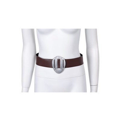 Accessoires de ceinture en cuir de la princesse Leia Organa Solo pour cosplay, costume d'Halloween et carnaval