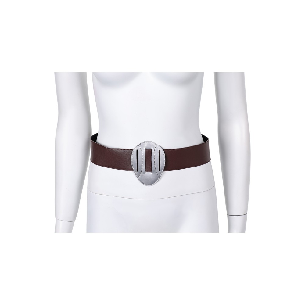 Accessoires de ceinture en cuir de la princesse Leia Organa Solo pour cosplay, costume d'Halloween et carnaval