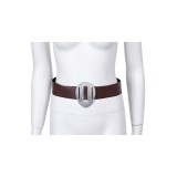 Accessoires de ceinture en cuir de la princesse Leia Organa Solo pour cosplay, costume d'Halloween et carnaval