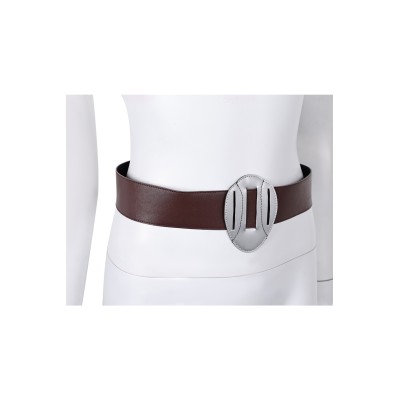 Accessoires de ceinture en cuir de la princesse Leia Organa Solo pour cosplay, costume d'Halloween et carnaval