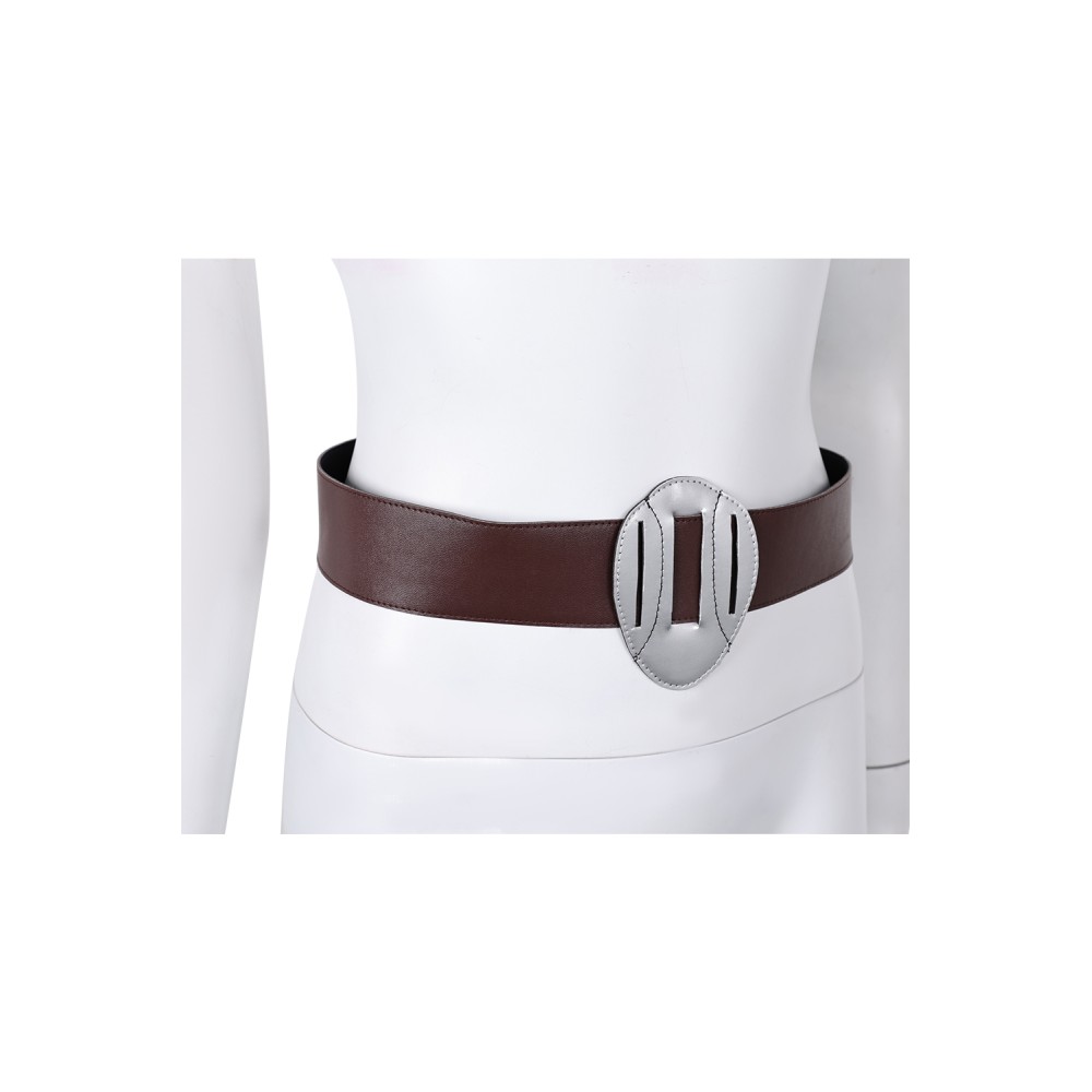 Accessoires de ceinture en cuir de la princesse Leia Organa Solo pour cosplay, costume d'Halloween et carnaval