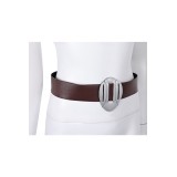 Accessoires de ceinture en cuir de la princesse Leia Organa Solo pour cosplay, costume d'Halloween et carnaval