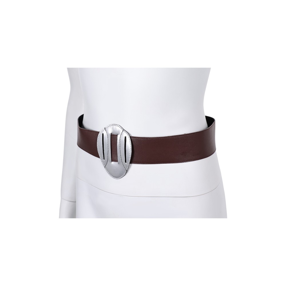 Accessoires de ceinture en cuir de la princesse Leia Organa Solo pour cosplay, costume d'Halloween et carnaval