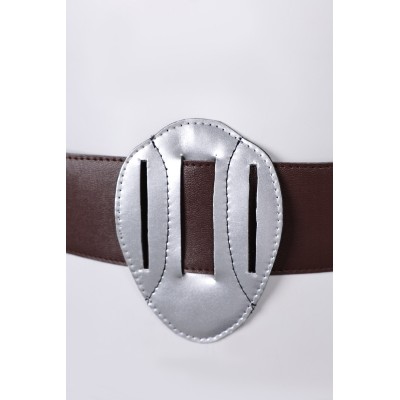 Accessoires de ceinture en cuir de la princesse Leia Organa Solo pour cosplay, costume d'Halloween et carnaval