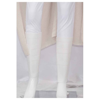 Costume de cosplay Padme Naberrie Amidala ensemble blanc avec manteau tenue de Halloween carnaval