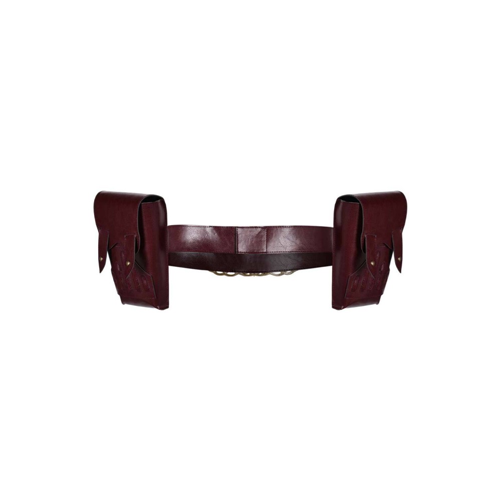 Padme Amidala Leather Belt Fanny Pack Set Accessories Props Cosplay Costume Halloween Carnival