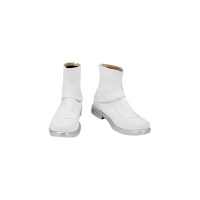 Obi-Wan Kenobi Chaussures Blanches Bottes Accessoire Sur Mesure Costume Cosplay Halloween Carnaval