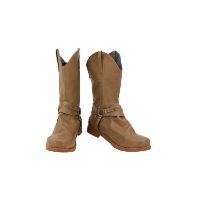 Obi-Wan Kenobi Brown Shoes Boots Accessories Cosplay Costume Halloween Carnival