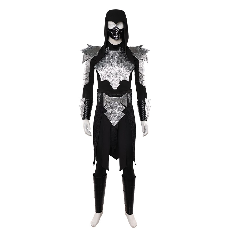 Costume de cosplay Black Sub Zero Mortal Kombat 2 pour Halloween et carnaval