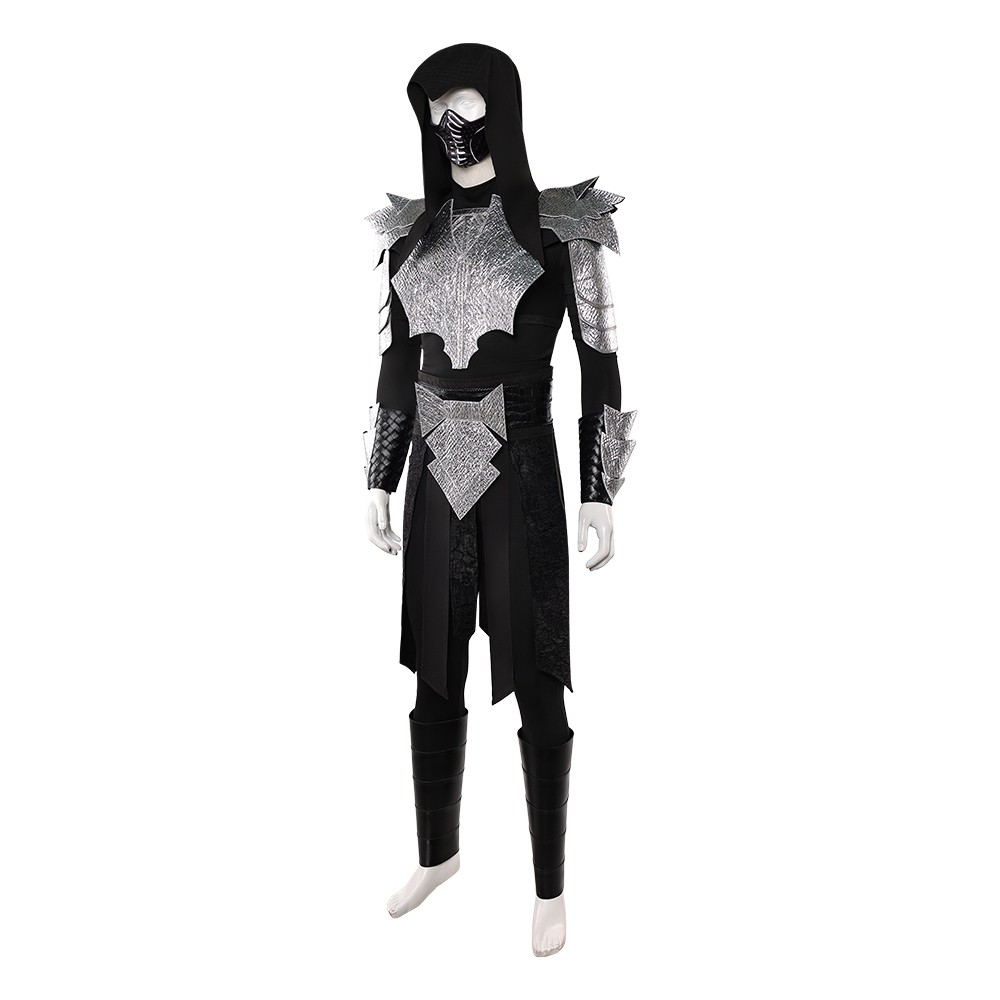 Costume de cosplay Black Sub Zero Mortal Kombat 2 pour Halloween et carnaval