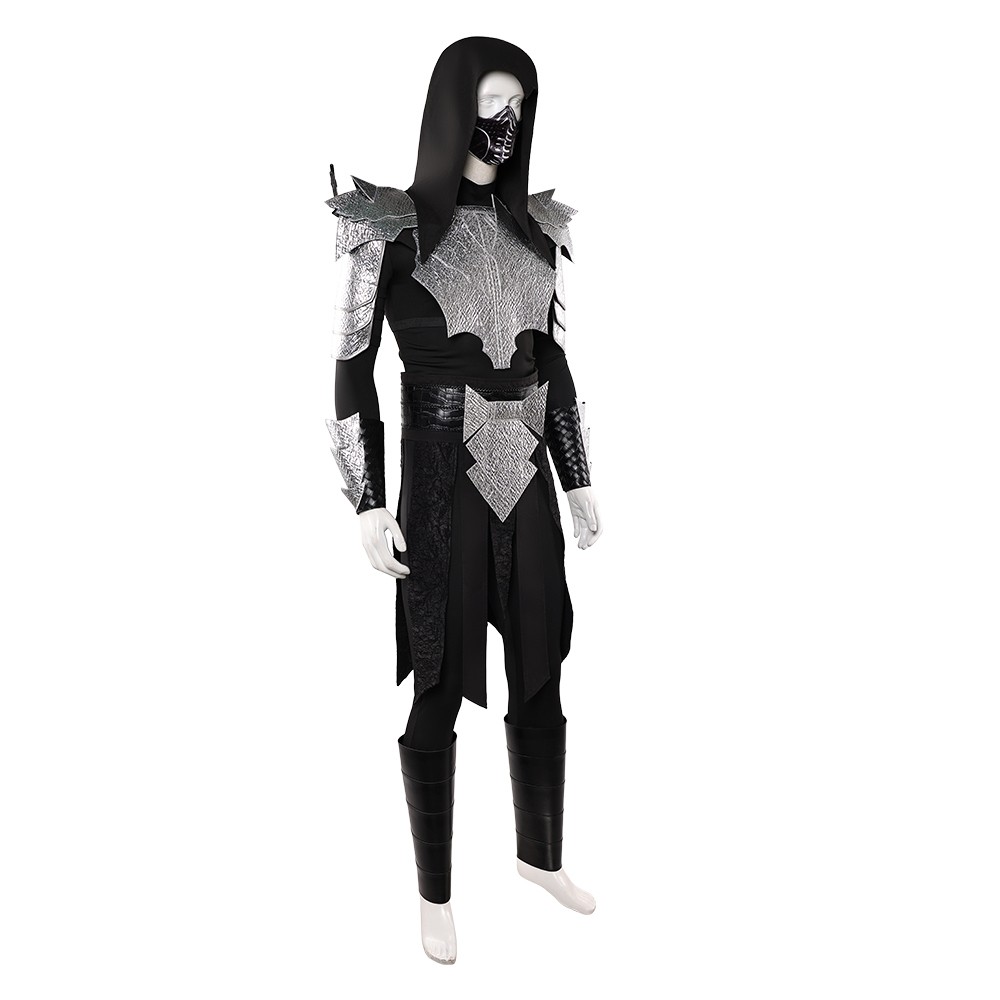 Costume de cosplay Black Sub Zero Mortal Kombat 2 pour Halloween et carnaval