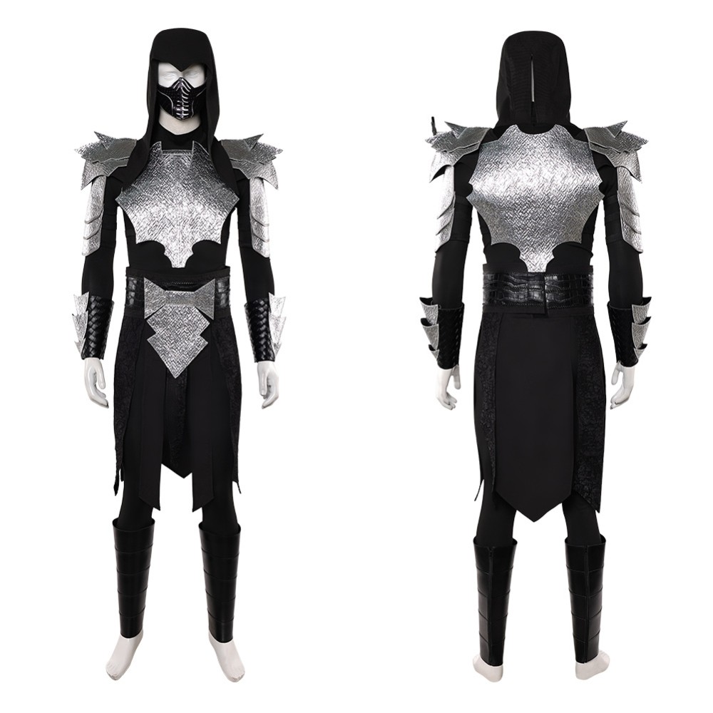 Costume de cosplay Black Sub Zero Mortal Kombat 2 pour Halloween et carnaval