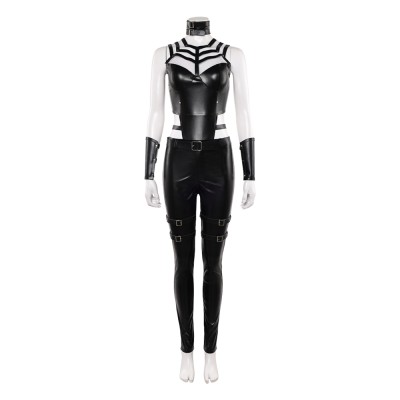 Movie Mortal Kombat 2 Sindel Women Black Cosplay Costume Halloween Carnival Outfit