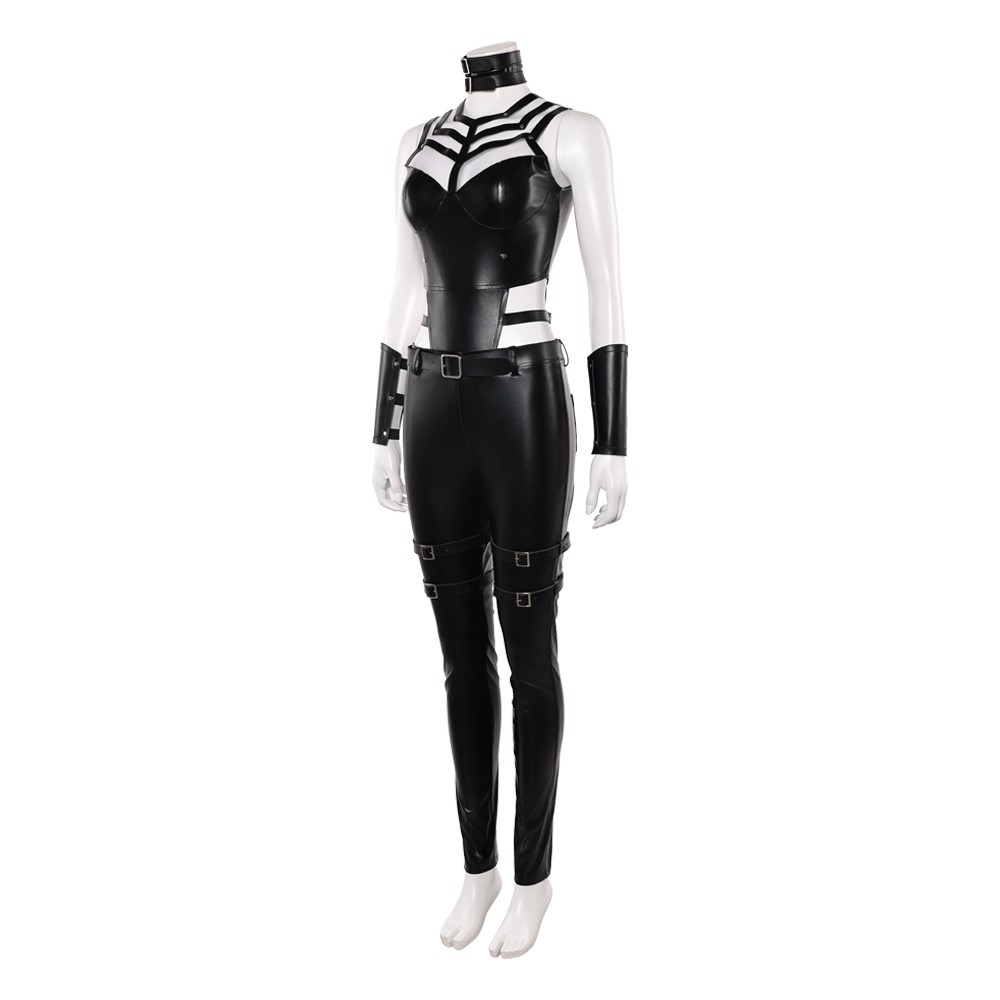 Movie Mortal Kombat 2 Sindel Women Black Cosplay Costume Halloween Carnival Outfit