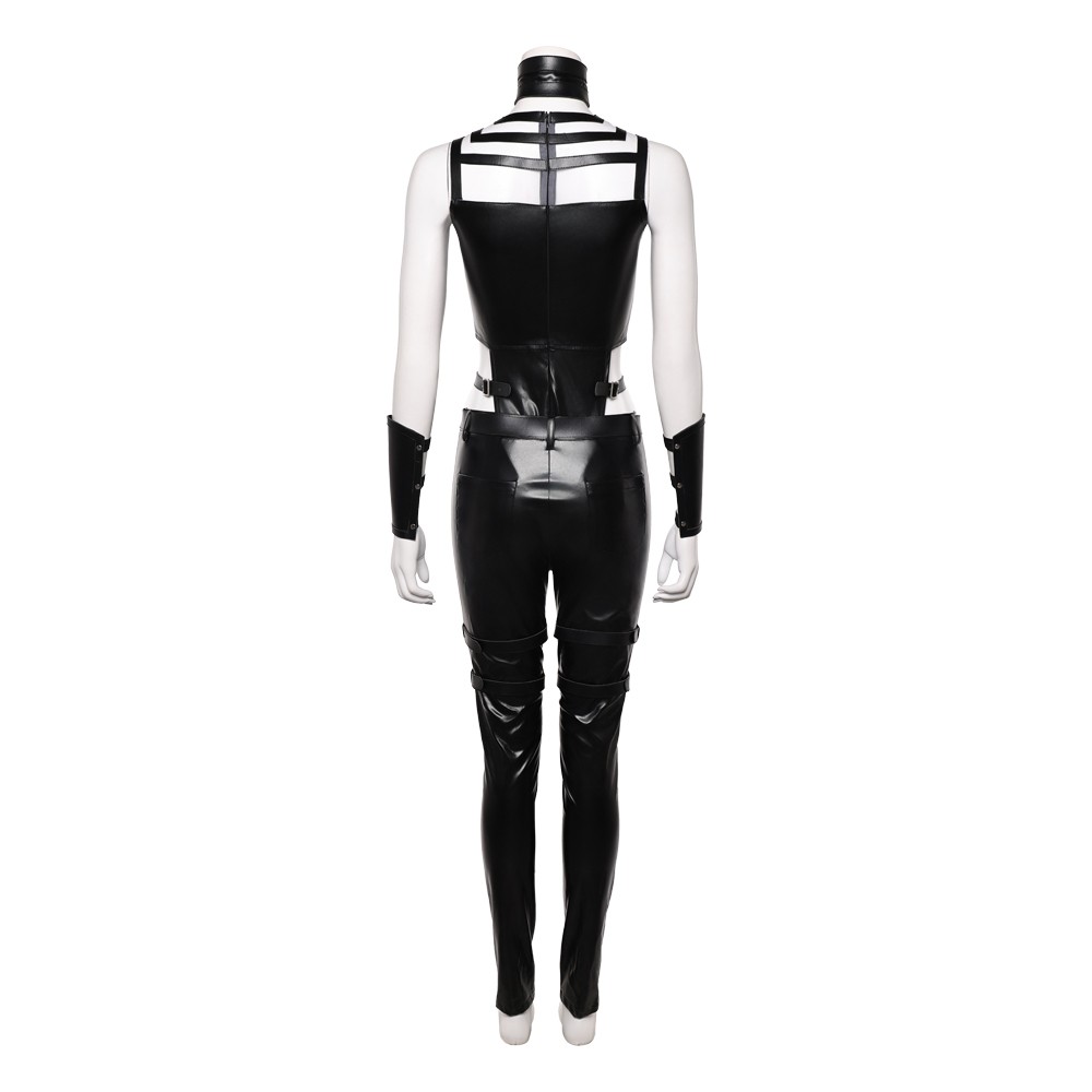 Movie Mortal Kombat 2 Sindel Women Black Cosplay Costume Halloween Carnival Outfit