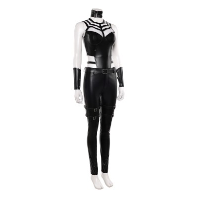 Movie Mortal Kombat 2 Sindel Women Black Cosplay Costume Halloween Carnival Outfit