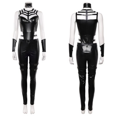 Movie Mortal Kombat 2 Sindel Women Black Cosplay Costume Halloween Carnival Outfit