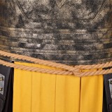Movie Mortal Kombat 2 Scorpion Yellow Cosplay Costume Halloween Carnival Outfit