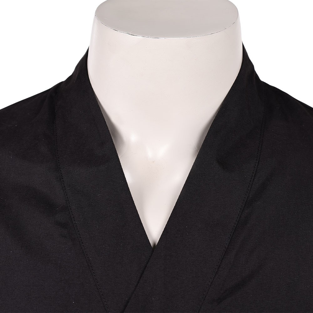 Movie Mortal Kombat 2 Liu Kang Black Martial Arts Uniform Cosplay Costume Halloween Carnival Outfit