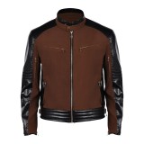 Costume de cosplay Johnny Cage manteau marron Mortal Kombat 2 tenue de Halloween carnaval