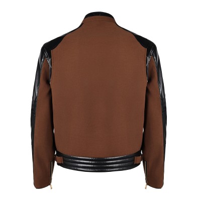 Costume de cosplay Johnny Cage manteau marron Mortal Kombat 2 tenue de Halloween carnaval