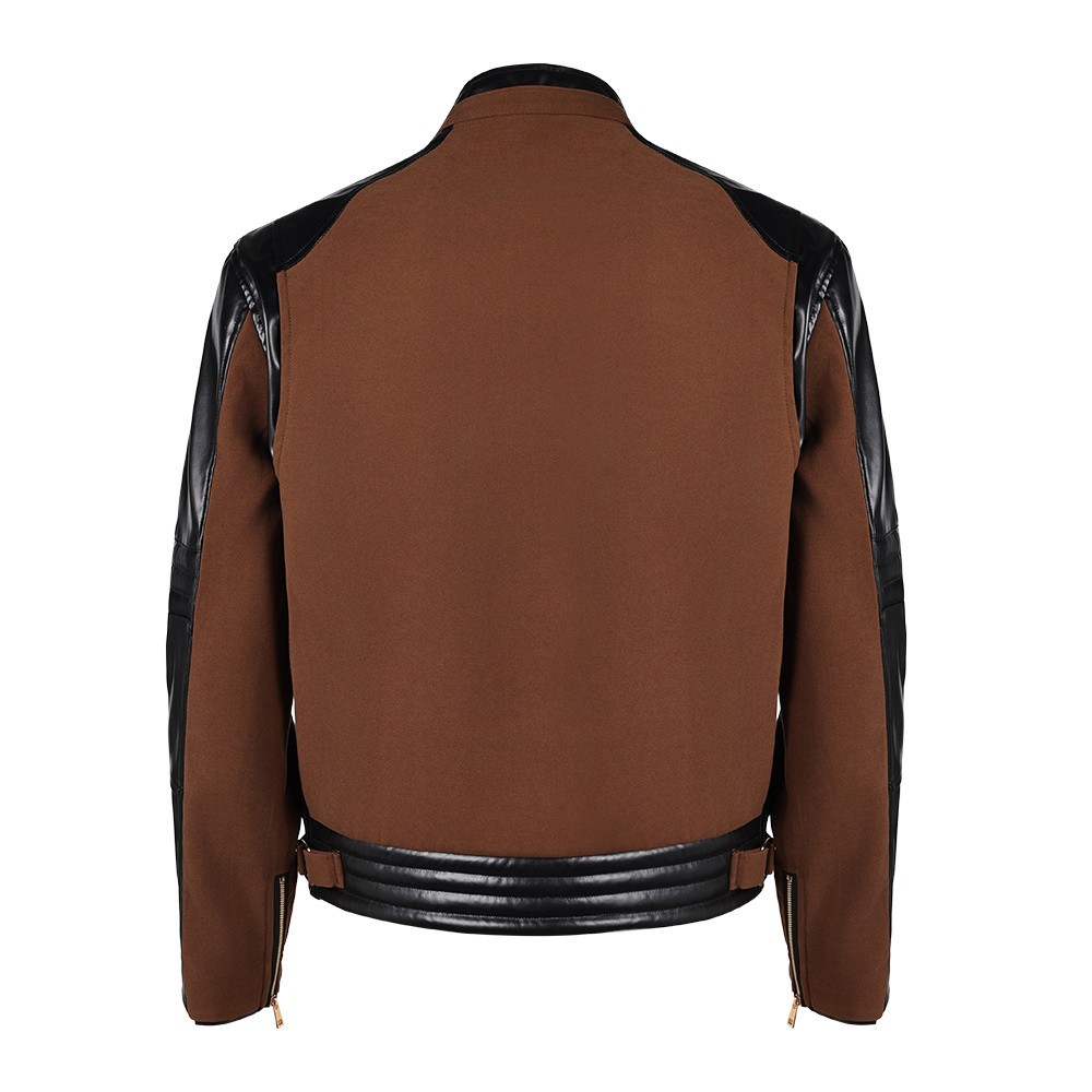 Costume de cosplay Johnny Cage manteau marron Mortal Kombat 2 tenue de Halloween carnaval