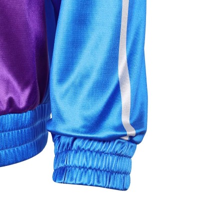 Costume de cosplay Johnny Cage manteau bleu Mortal Kombat 2 Halloween Carnaval