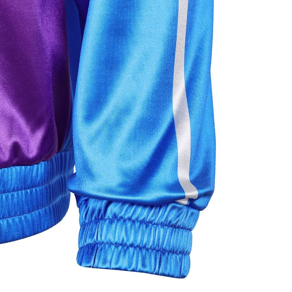 Costume de cosplay Johnny Cage manteau bleu Mortal Kombat 2 Halloween Carnaval