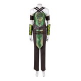 Costume de cosplay de femme Jade de Mortal Kombat 2 en vert pour Halloween et carnaval