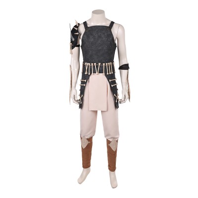 Movie Mortal Kombat 2 Baraka Gray Cosplay Costume Halloween Carnival Outfit